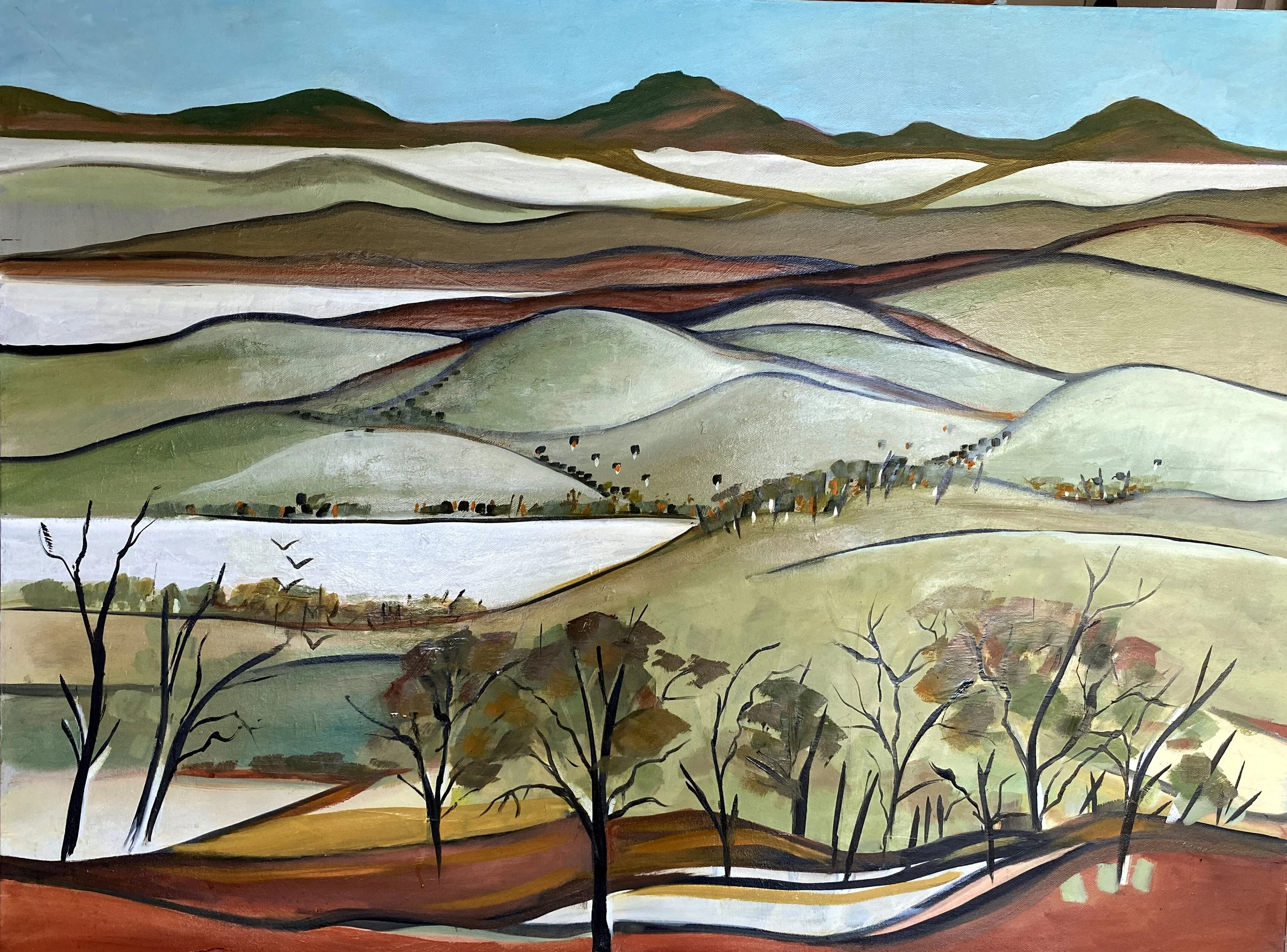Barowski - green hills - oil .JPG