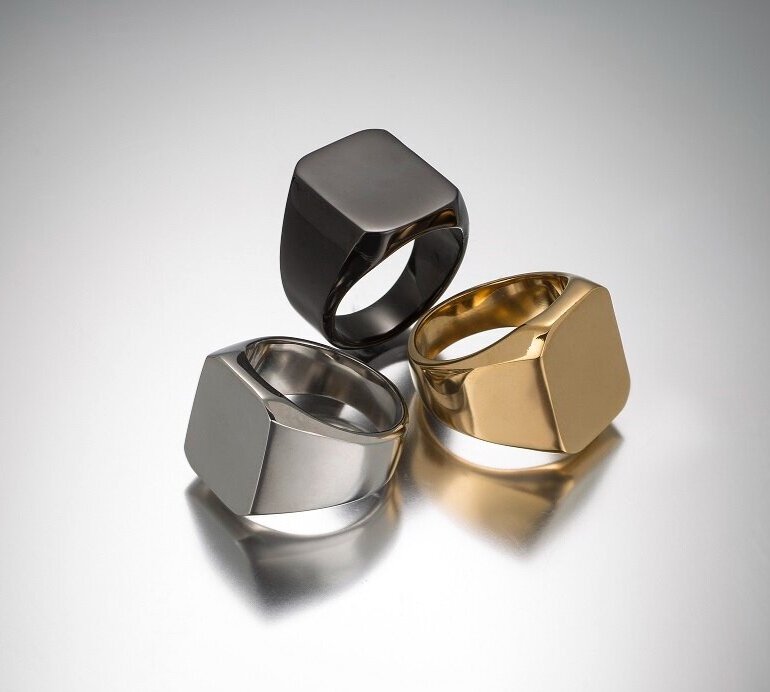 Set of Three Mens Rings