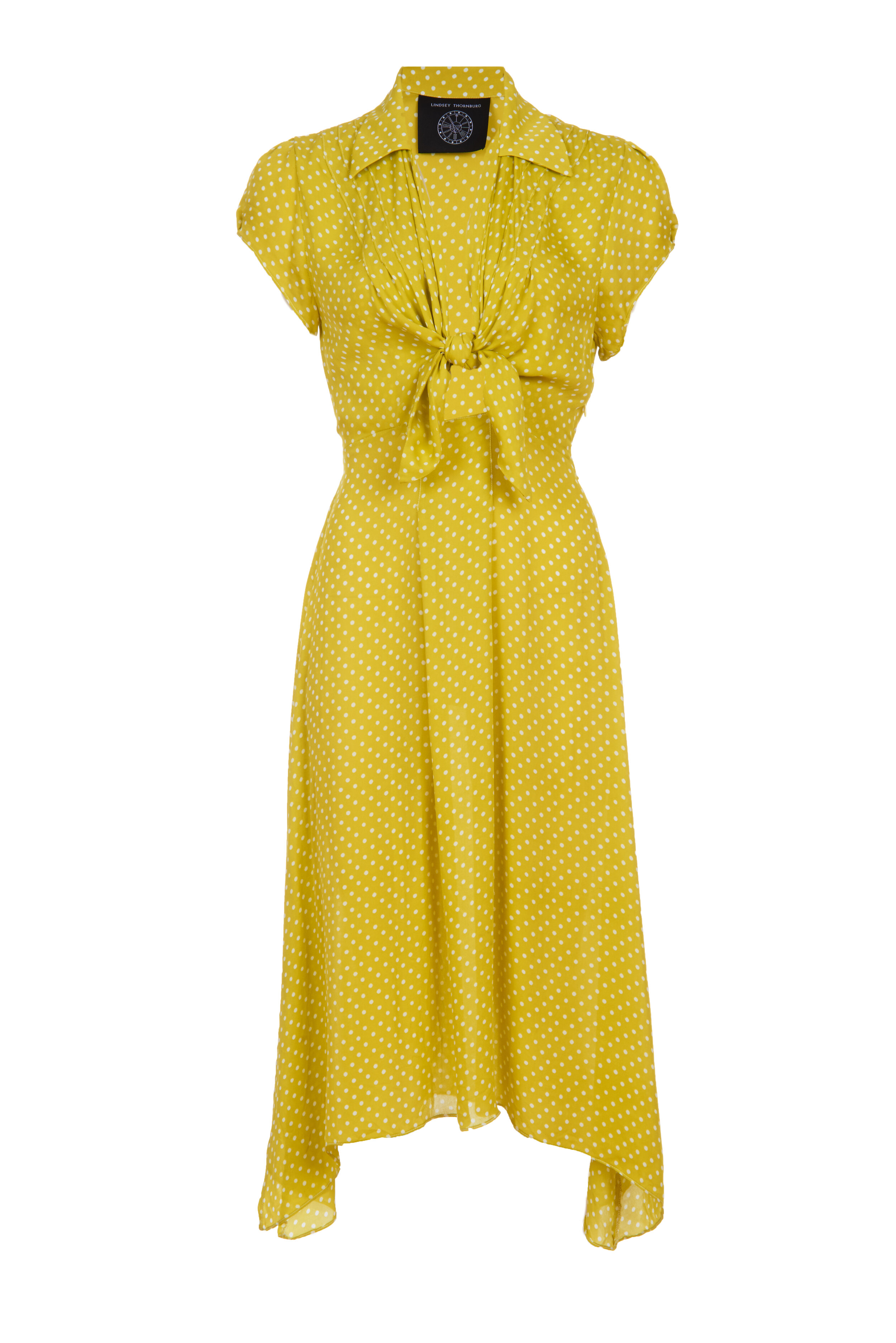 Polka Dot Yellow Dress