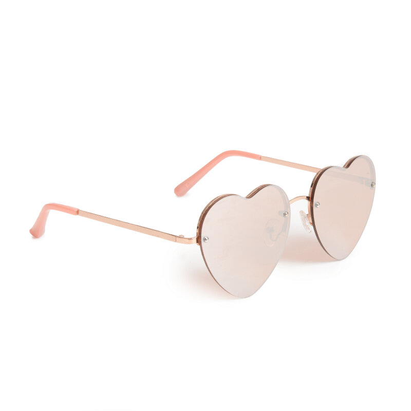 Sideview of Heart Shaped Sunglasses