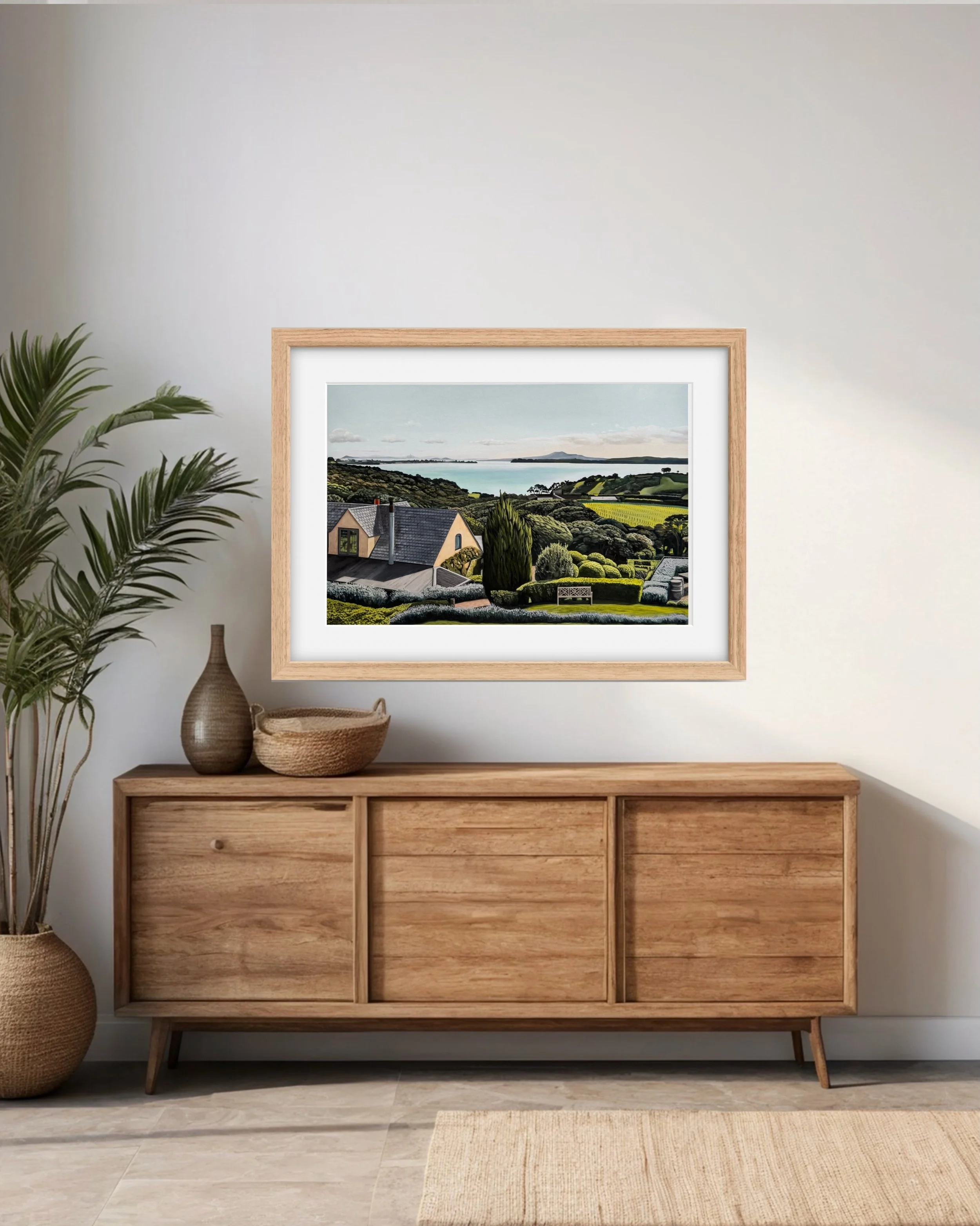 Mudbrick Vineyard on Waiheke Island landscape print
