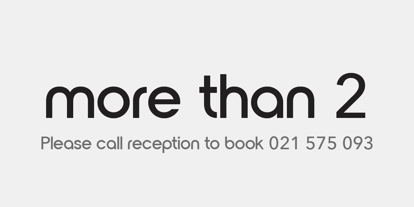 Button to book a massage for more than 2 people