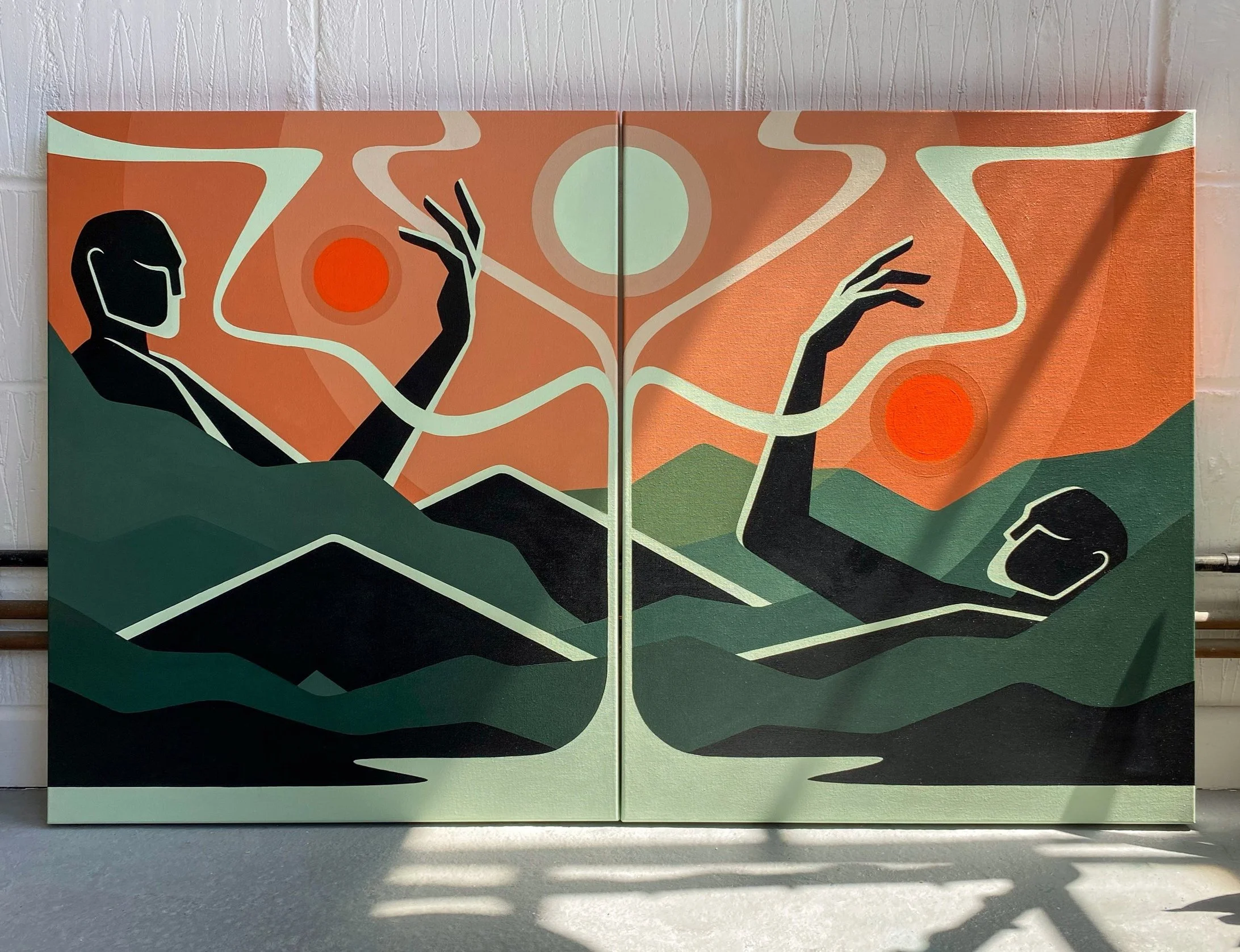 Untitled commission, 122x76cm (2022)