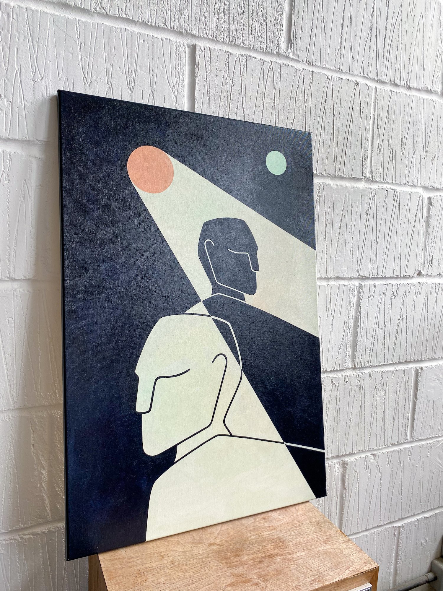 Self Reflection, 50.8x76cm (2022)