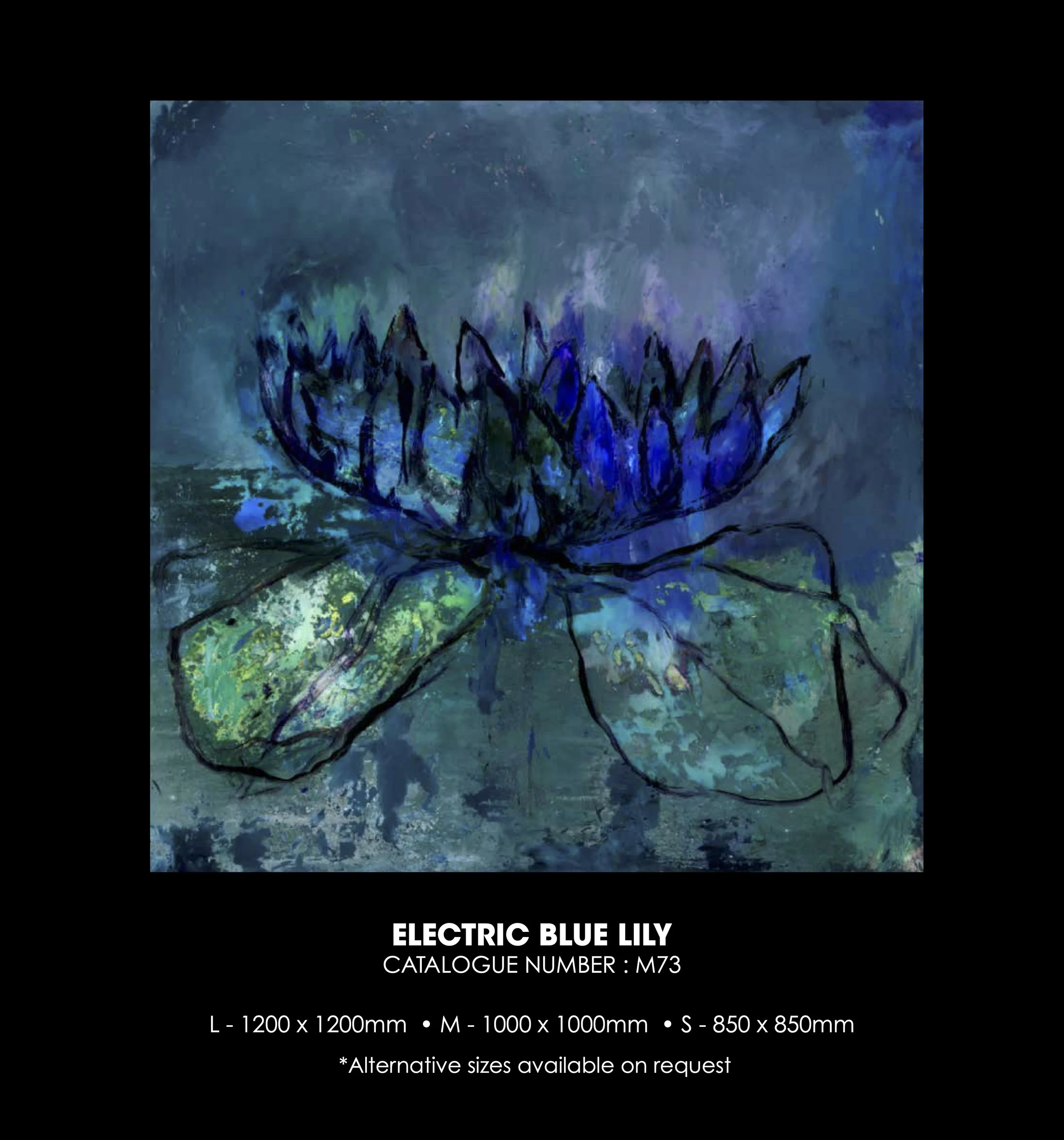 Electric Blue Lily (M73)