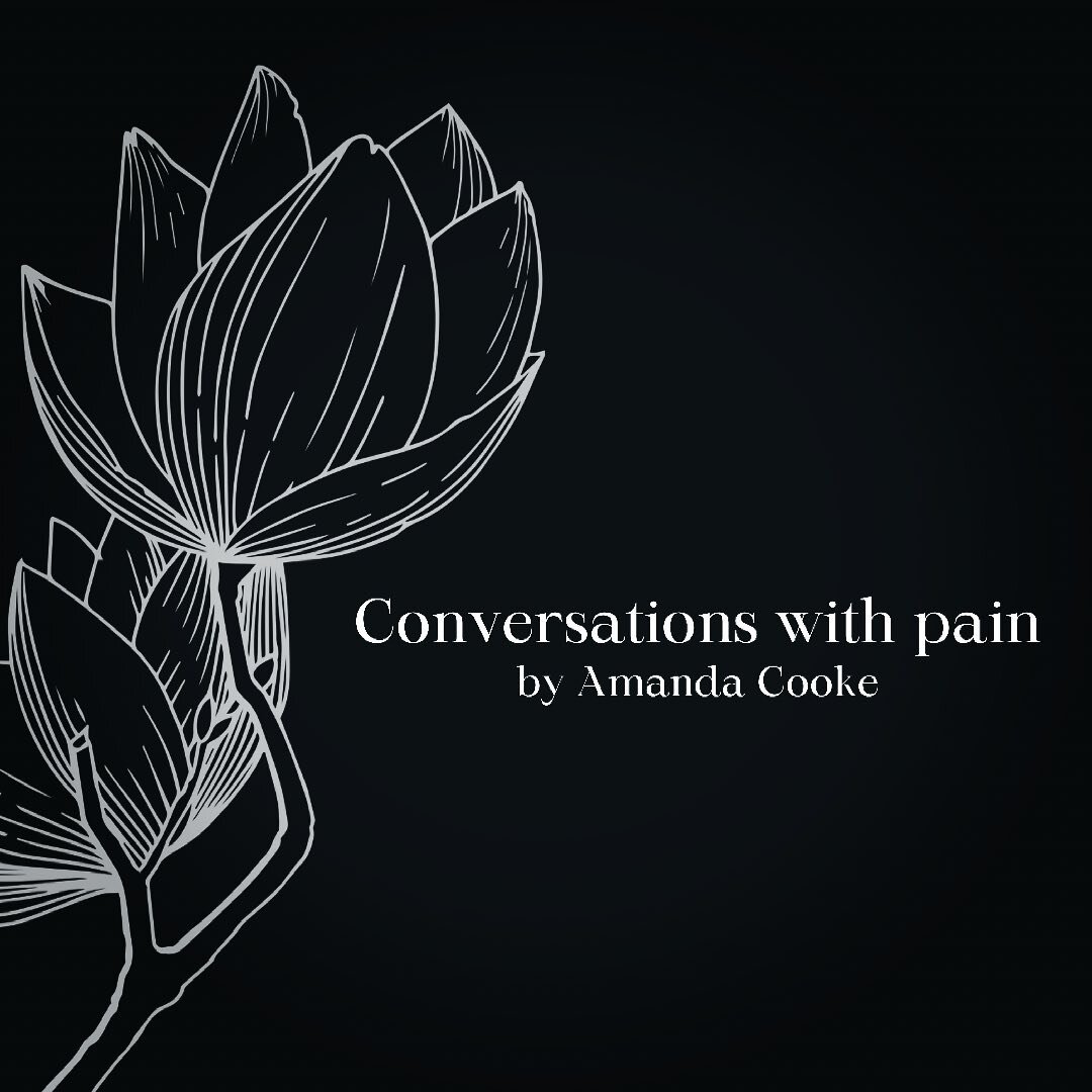 🖤CONVERSATIONS WITH PAIN🖤
Pain is a messenger, listen 
but beware of the 
more this, less that kind -
the kind that demands
be different,
do better,
try harder -
the shouty false prophet
with the nasty aftertaste. 

Pain is a messenger, listen 
muc