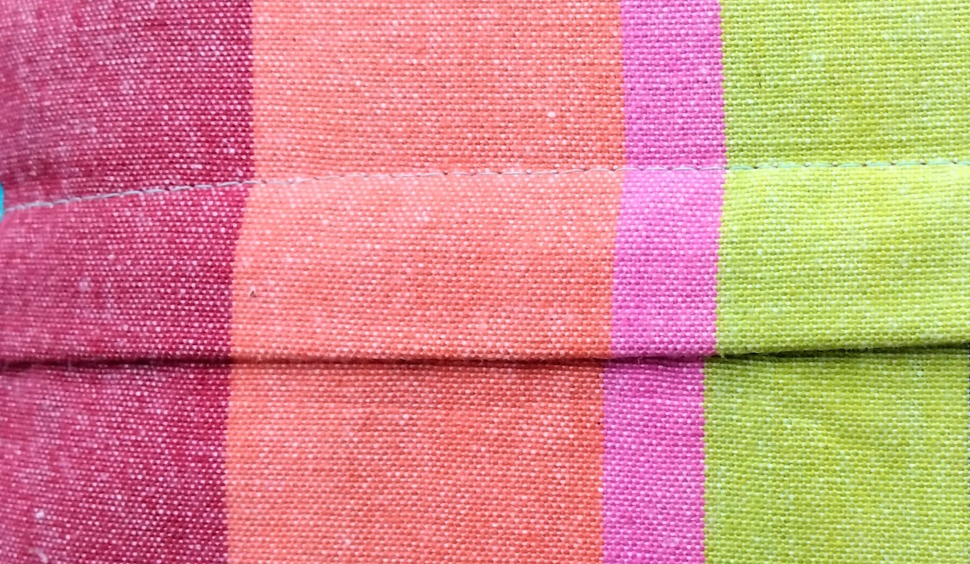 Mae Kandoo lapped zip bold striped deck chair fabric