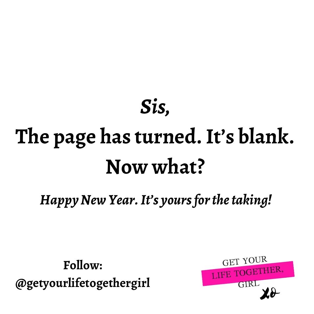 Seriously, now what?! What will you create? You have the next 365 days to create exactly what you want. What will it be?! Drop it in the comments. Xo, Danielle #getyourlifetogethergirl #getyourlifetogethergirlpodcast #nowwhat #thoughtfortheday #perso