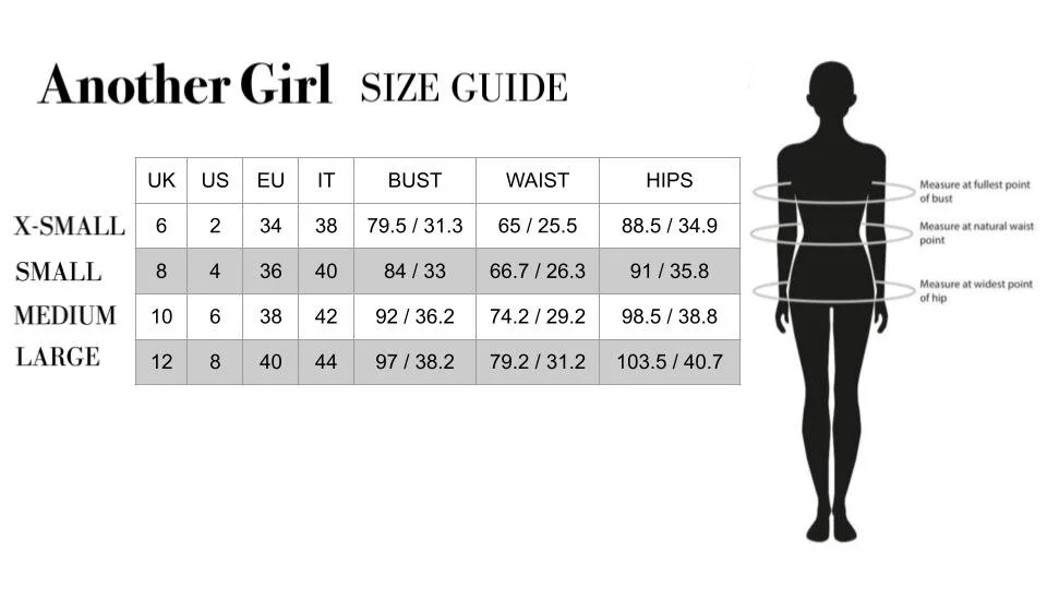 Size Guide Another Girl