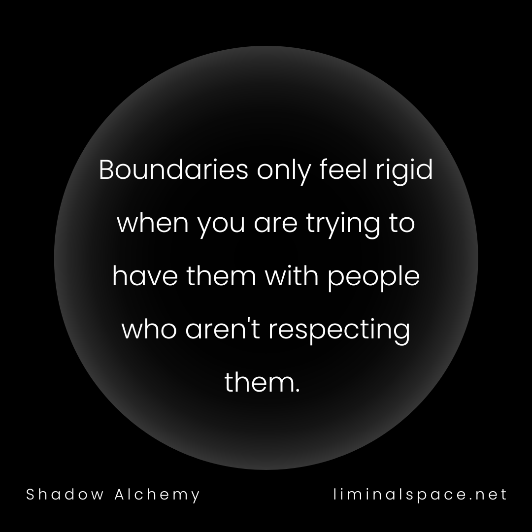 When boundaries feel rigid.