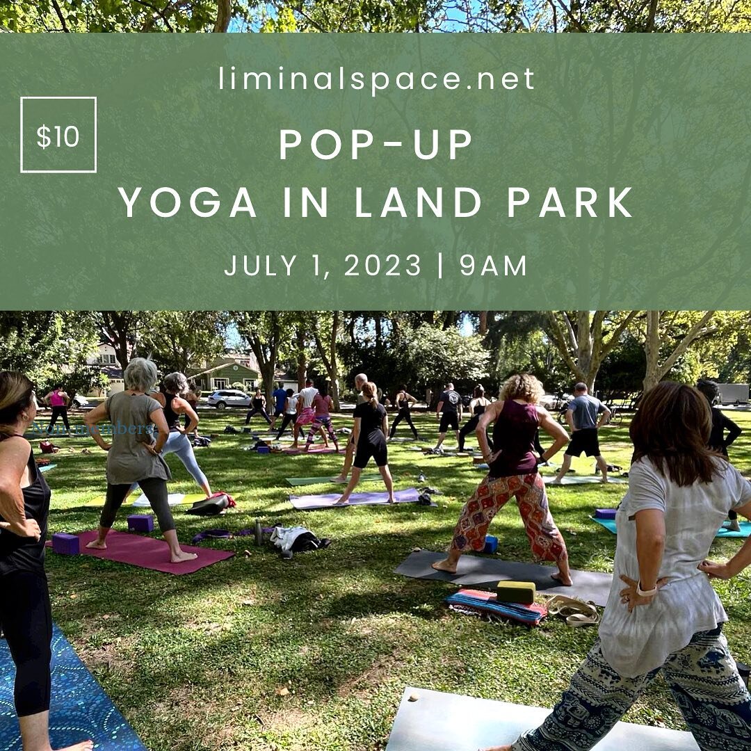 It&rsquo;s happening again this weekend! 

Pop-up Yoga in Land Park: Saturday, July 1st at 9am.

Bring your mat, blocks, blanket, and your friends!

#sacramentoyoga #sacramentooutdooryoga #beginnersguidetosac #yoga916 @freeyogasacramento #sacramentoy