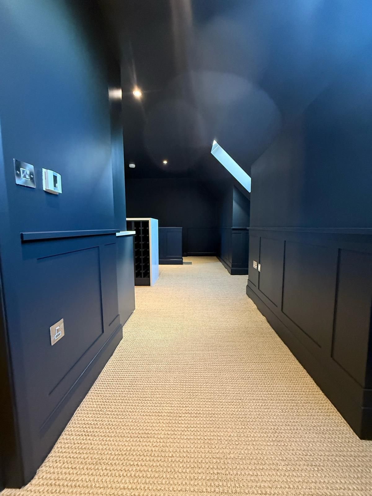 Farrow and Ball 'Railings' used.