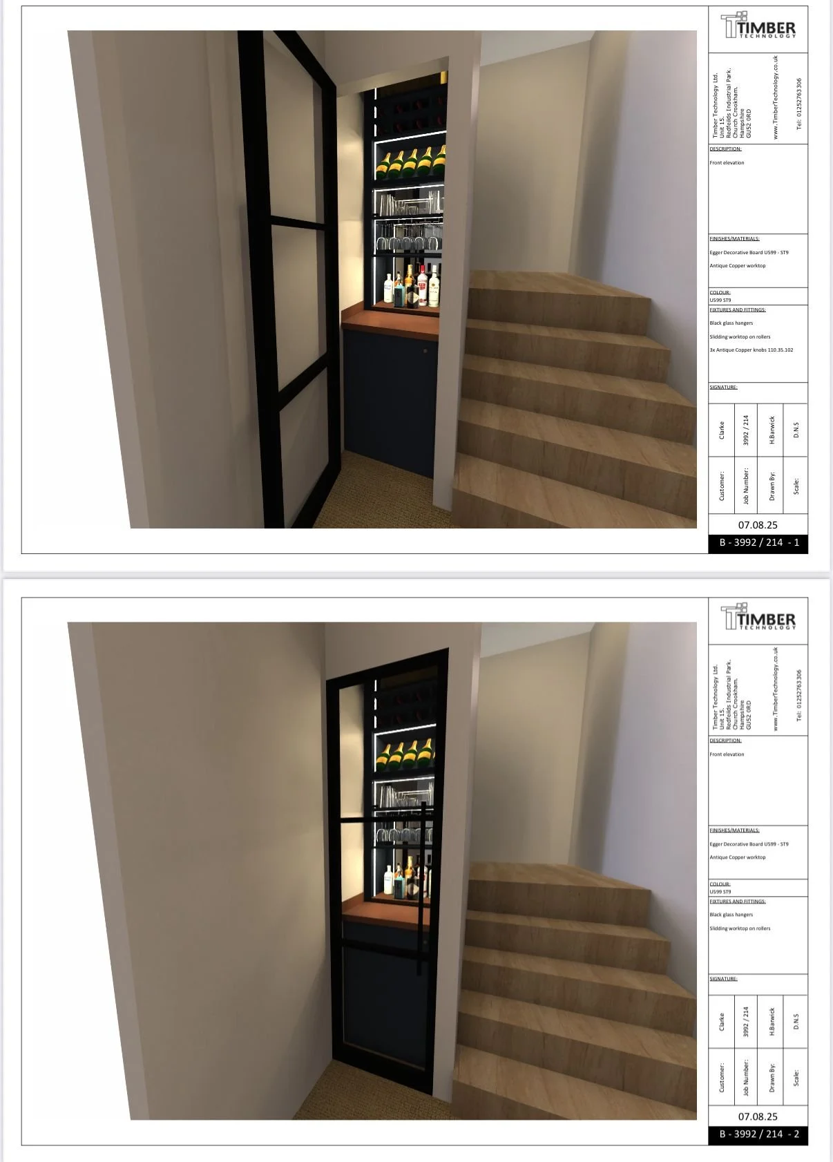 Our pre-production render.