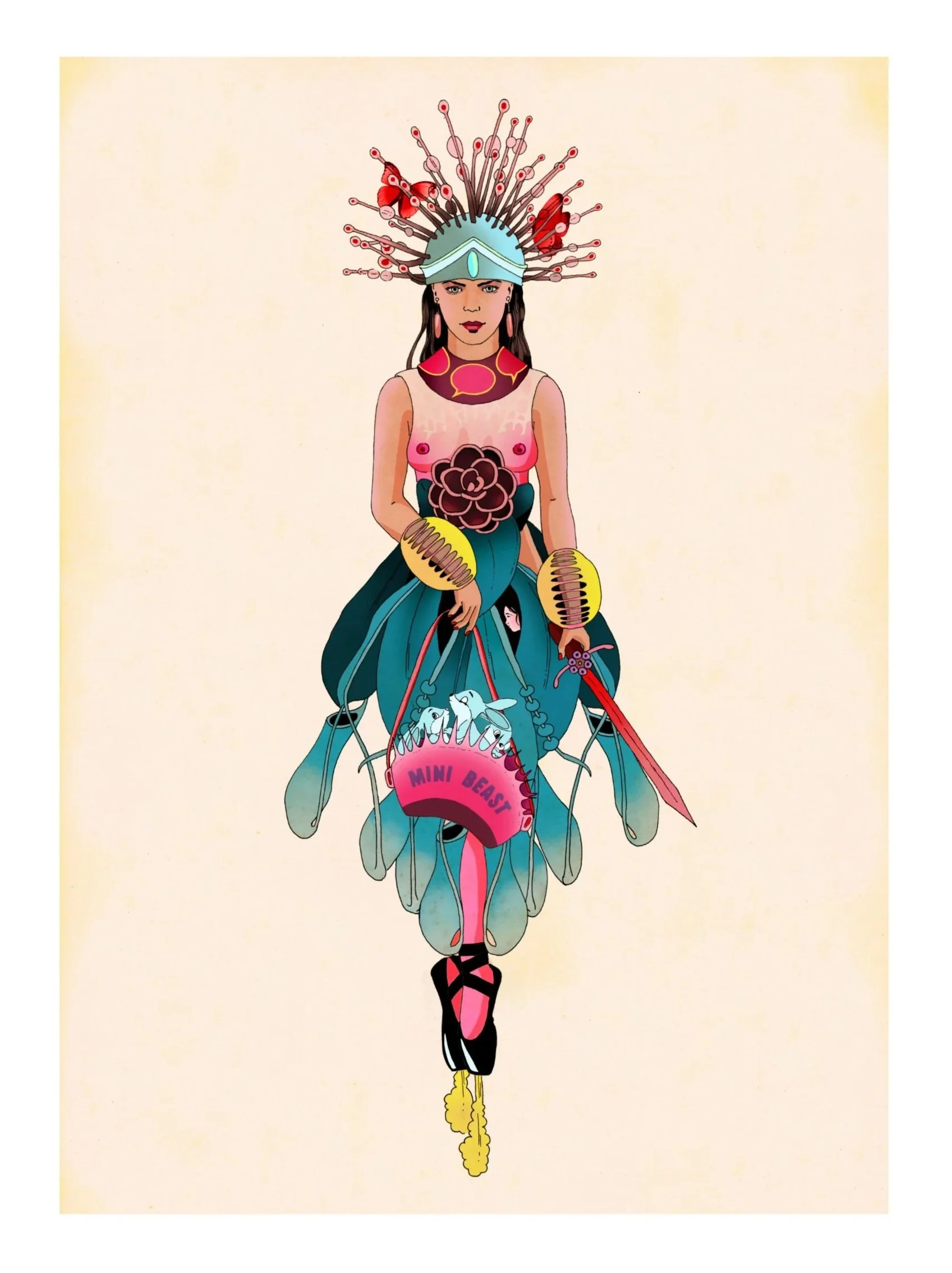 Ballerina II / 2026 / Giclée print on Hahnemulhe Photorag paper / edition of 35 / 20.7x42cm