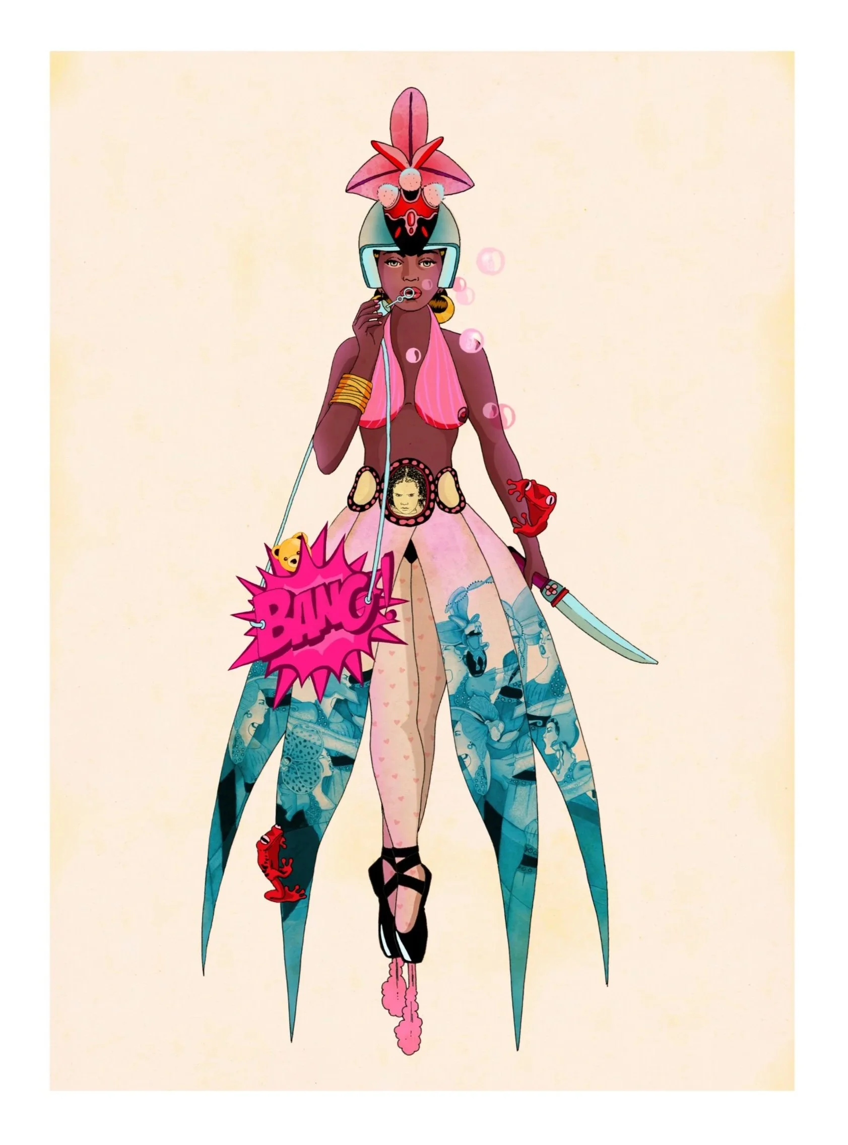 Ballerina IV / 2026 / Giclée print on Hahnemulhe Photorag paper / edition of 35 / 20.7x42cm