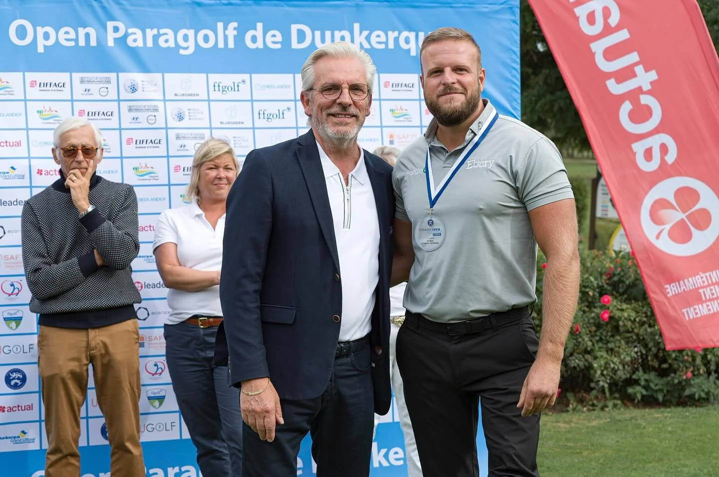 Mathieu LEBON 2ème de l'Open Paragolf de Dunkerque en 2ème série messieurs