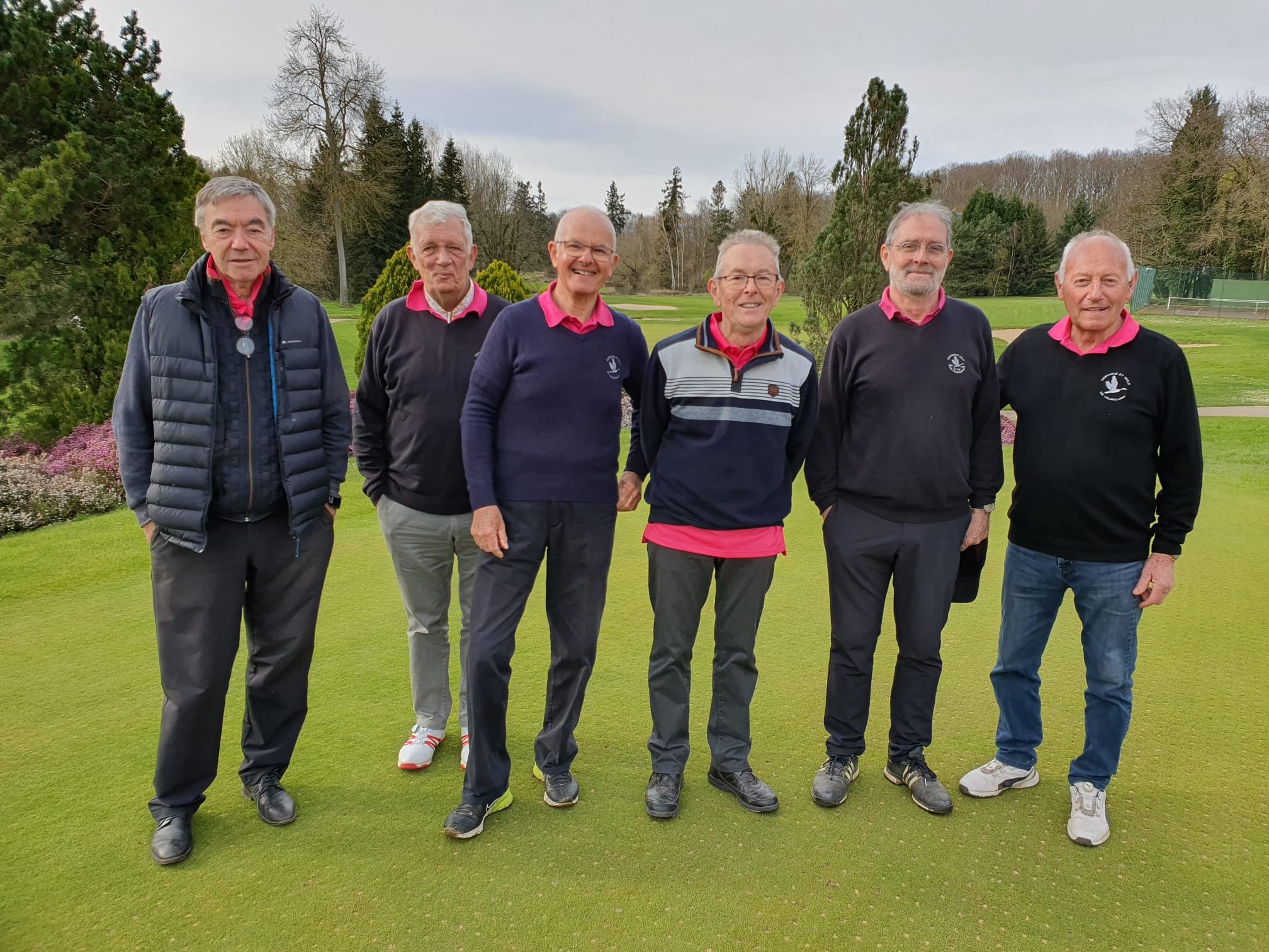 Equipe B messieurs lors de la 4ème journée des Interclubs d'hiver seniors de Ligue (4ème division poule B)