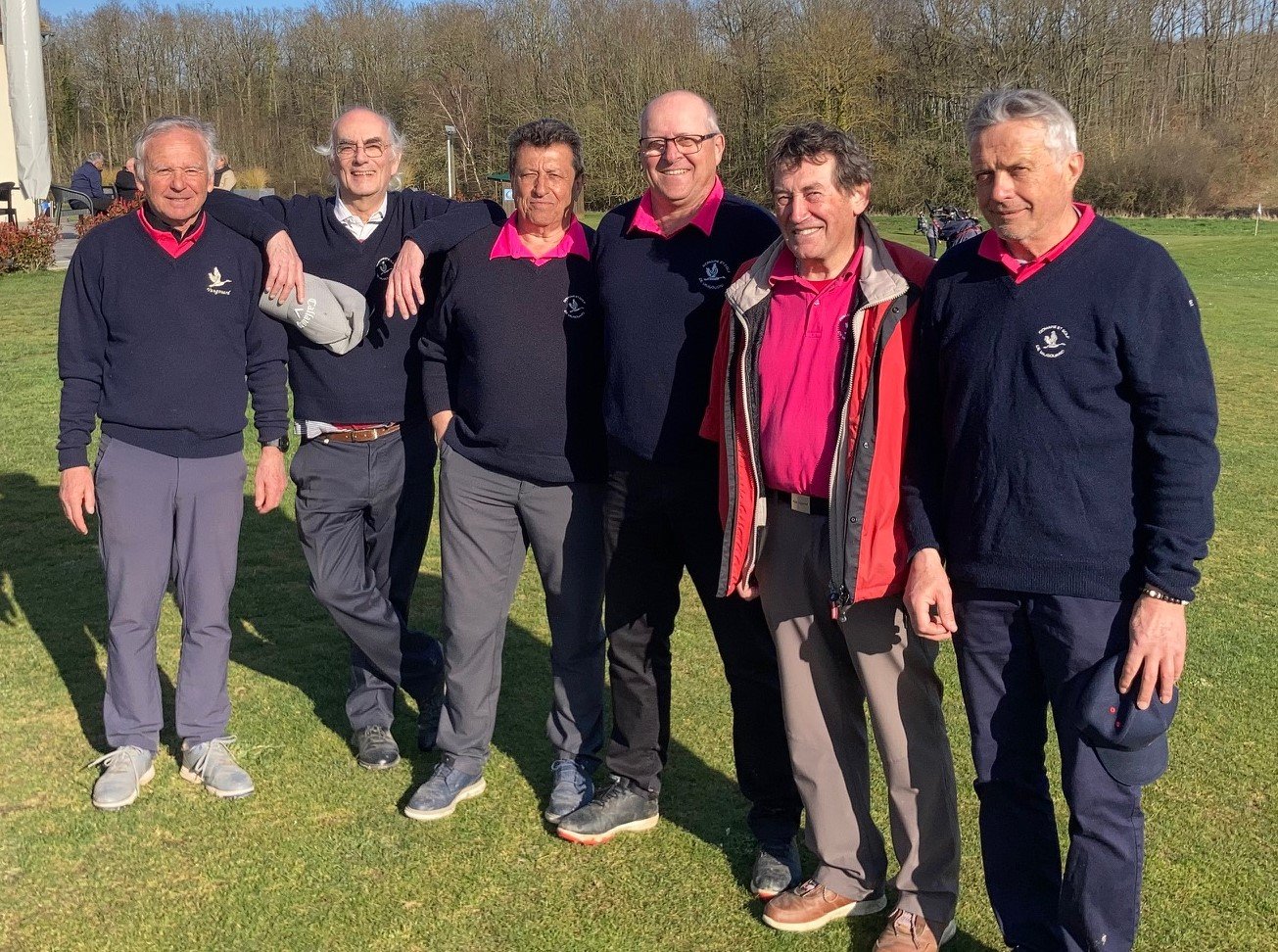 Equipe messieurs 1 en 2ème division des Interclubs seniors de Ligue (match à Chartres-Fontenay le 14/03)