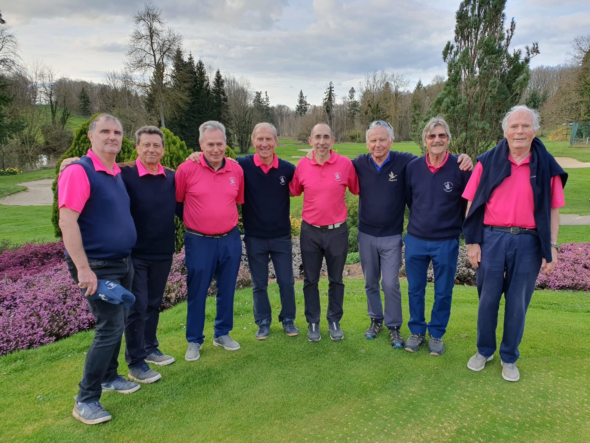 Equipe A messieurs lors de la 3ème journée des Interclubs d'hiver seniors de Ligue (1ère division poule A)