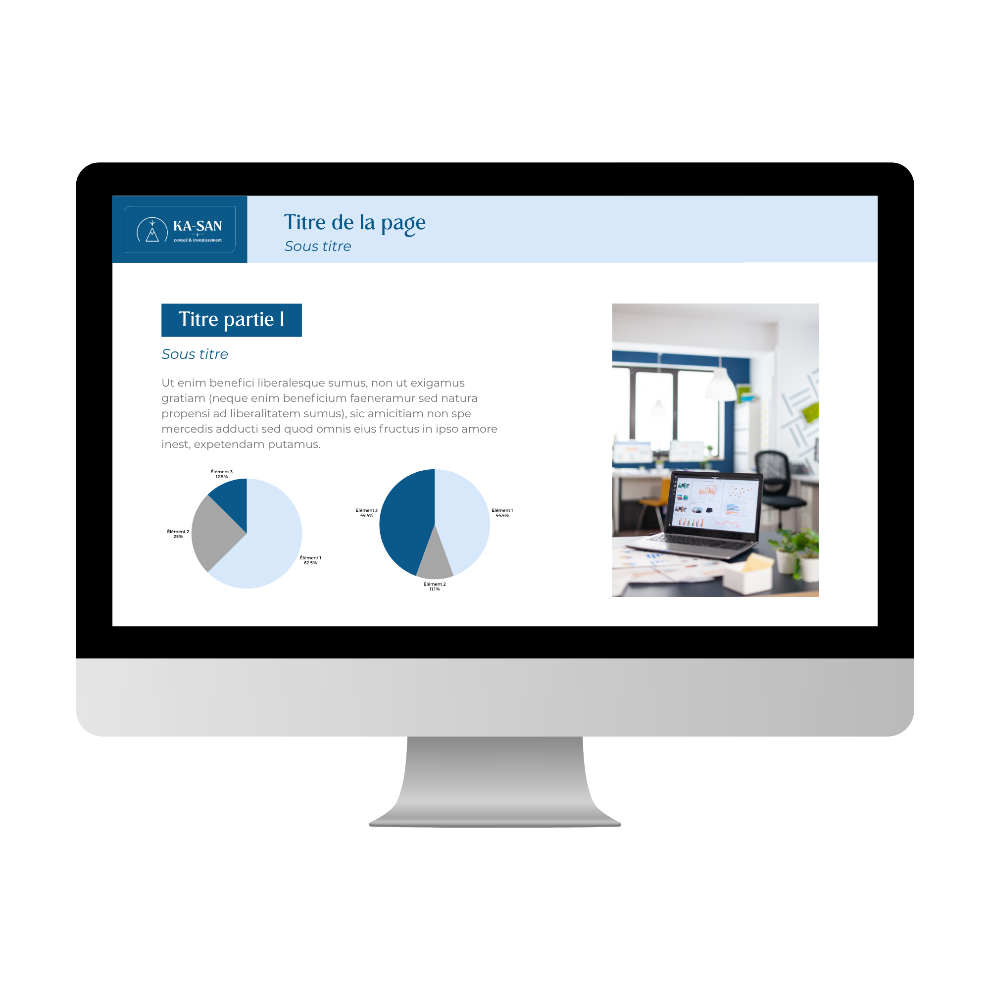 support de communication cabinet de conseil