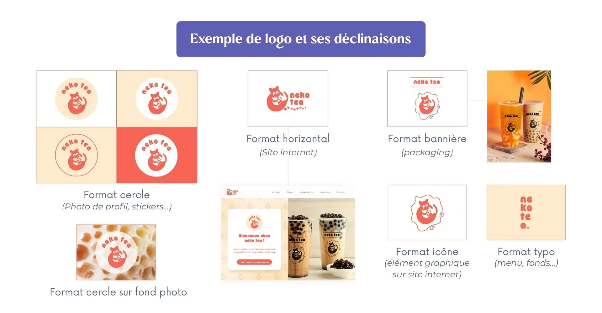 exemple logo et ses declinaisons