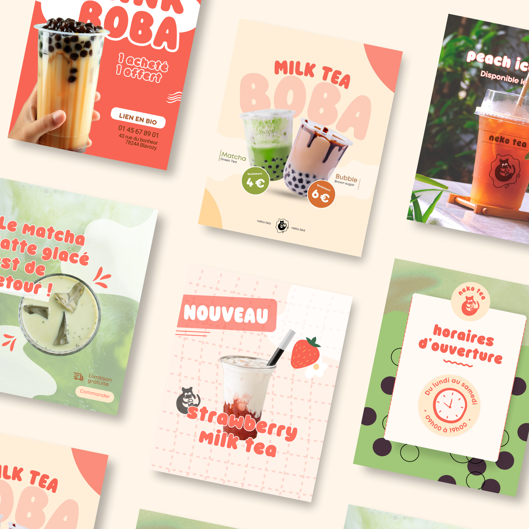 kit instagram bubble tea