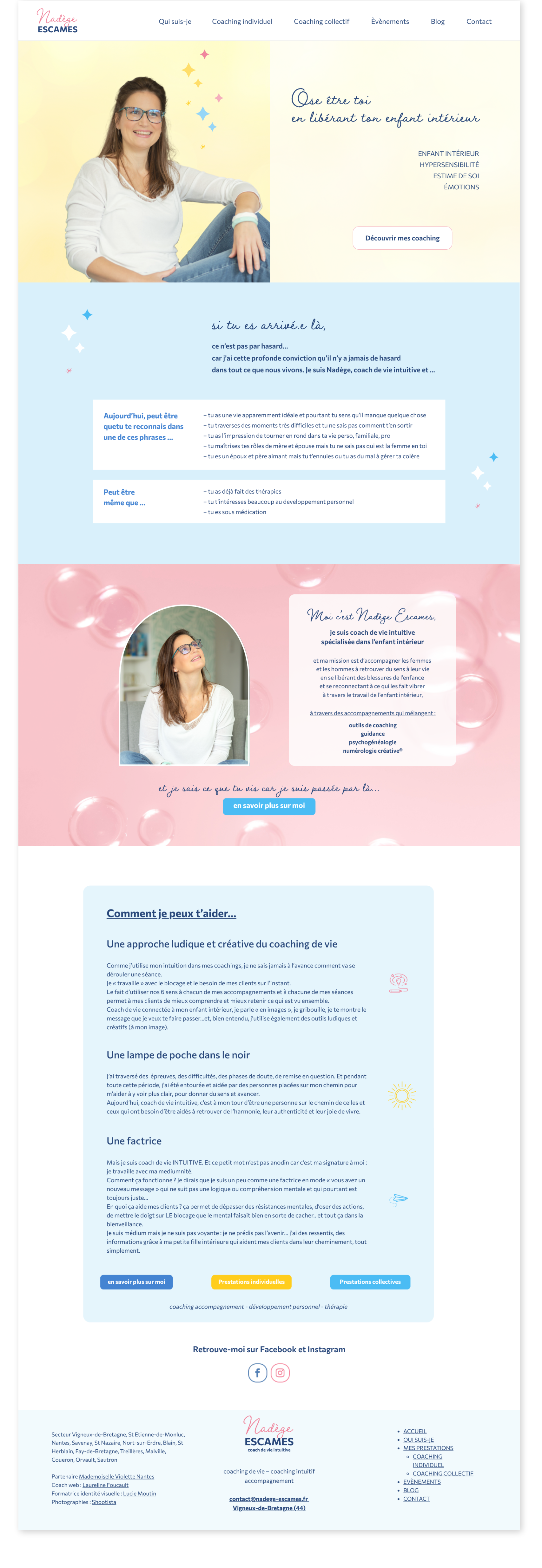 creation site web coach de vie