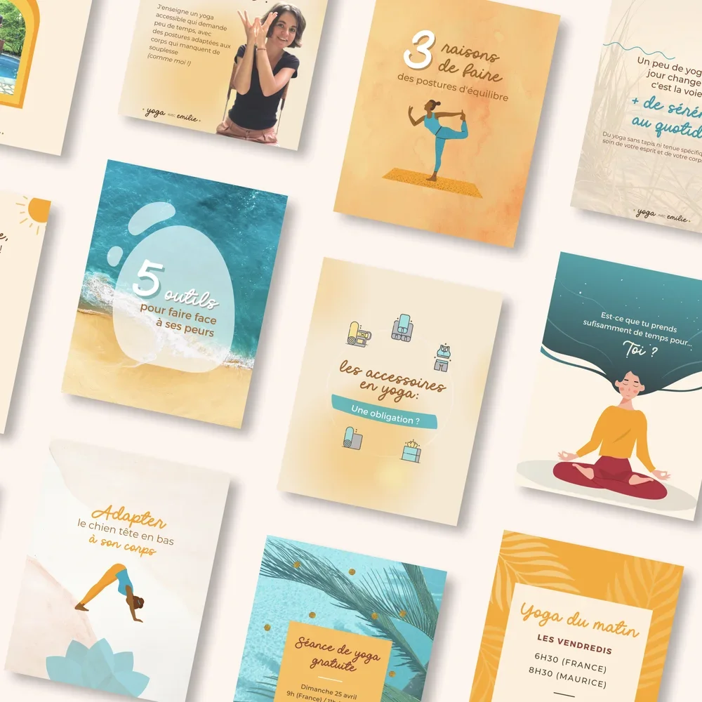 kit templates instagram canva