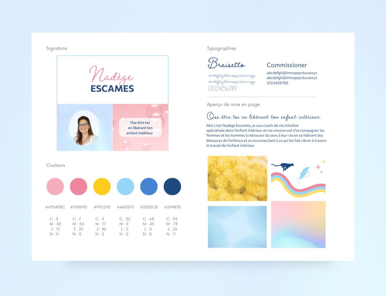 charte graphique coach de vie