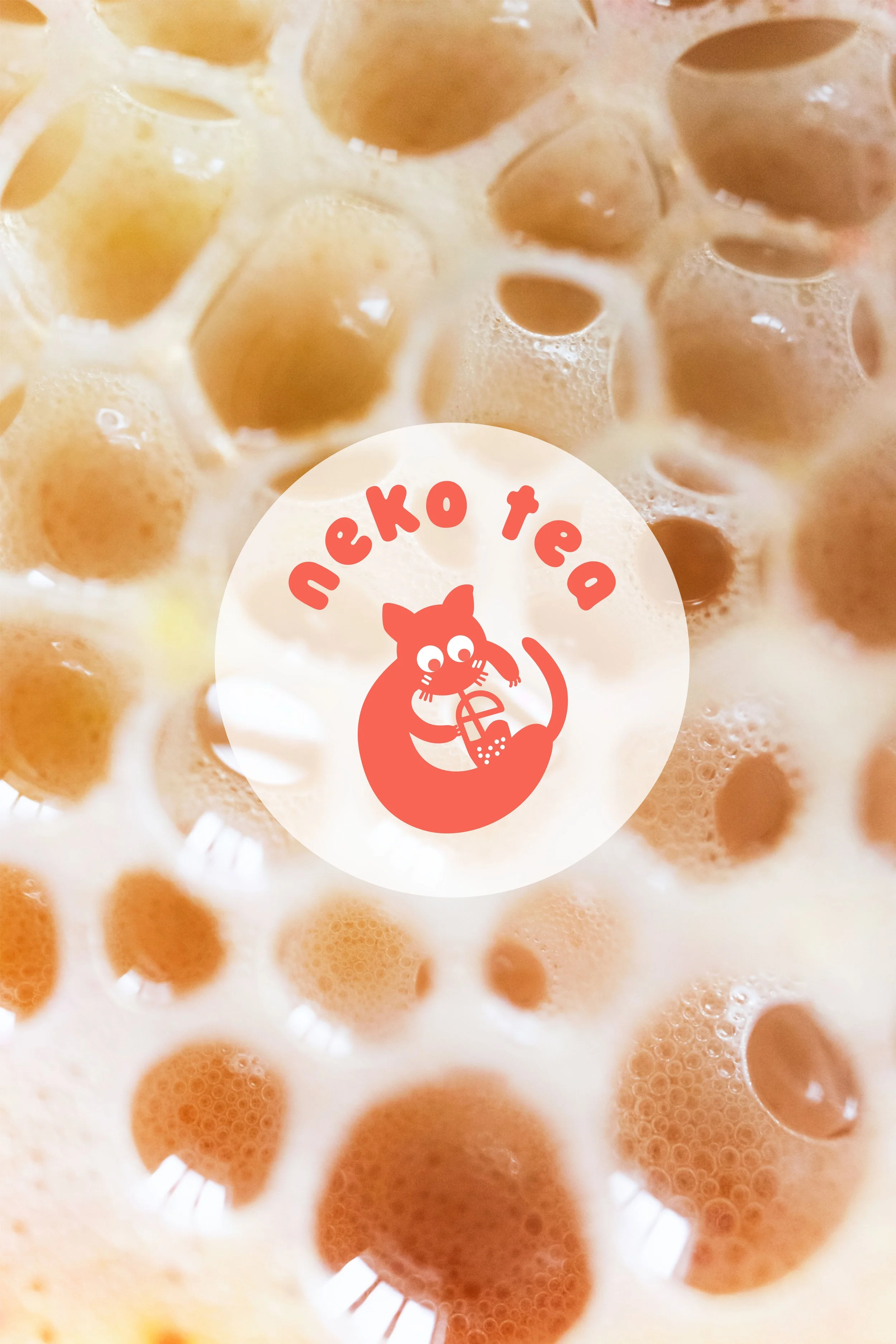 identite visuelle bubble tea neko tea