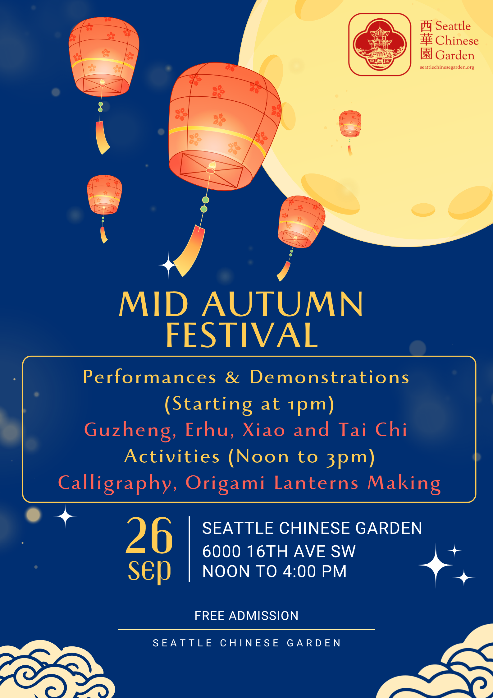 2026 Mid-Autumn Festival - Saturday, September 26