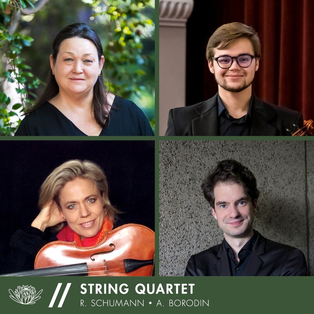 APRIL // STRING QUARTET

Performing two of our favourite works next week, Farida Bacharova, Pieter Joubert, Lizzie Rennie and David Pinoit look forward to playing for you at one of four concerts next week. 

This is the perfect programme to bring alo