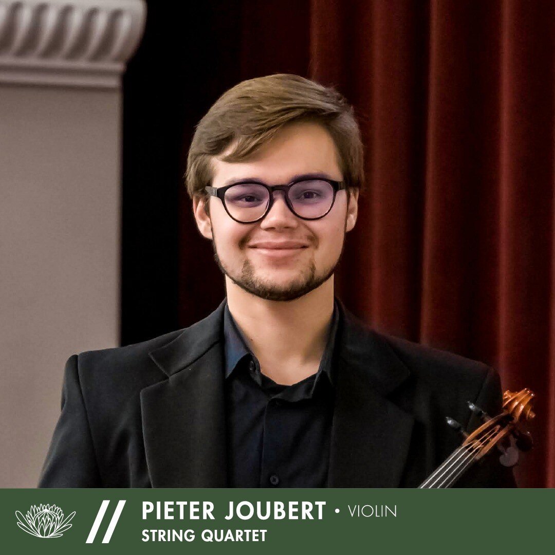 MEET THE MUSICIANS // PIETER JOUBERT

Pieter Joubert is a third year BMus Performance violin student at the South African College of Music at the University of Cape Town under the tutelage of Professor Farida Bacharova &ndash; alongside whom he will 