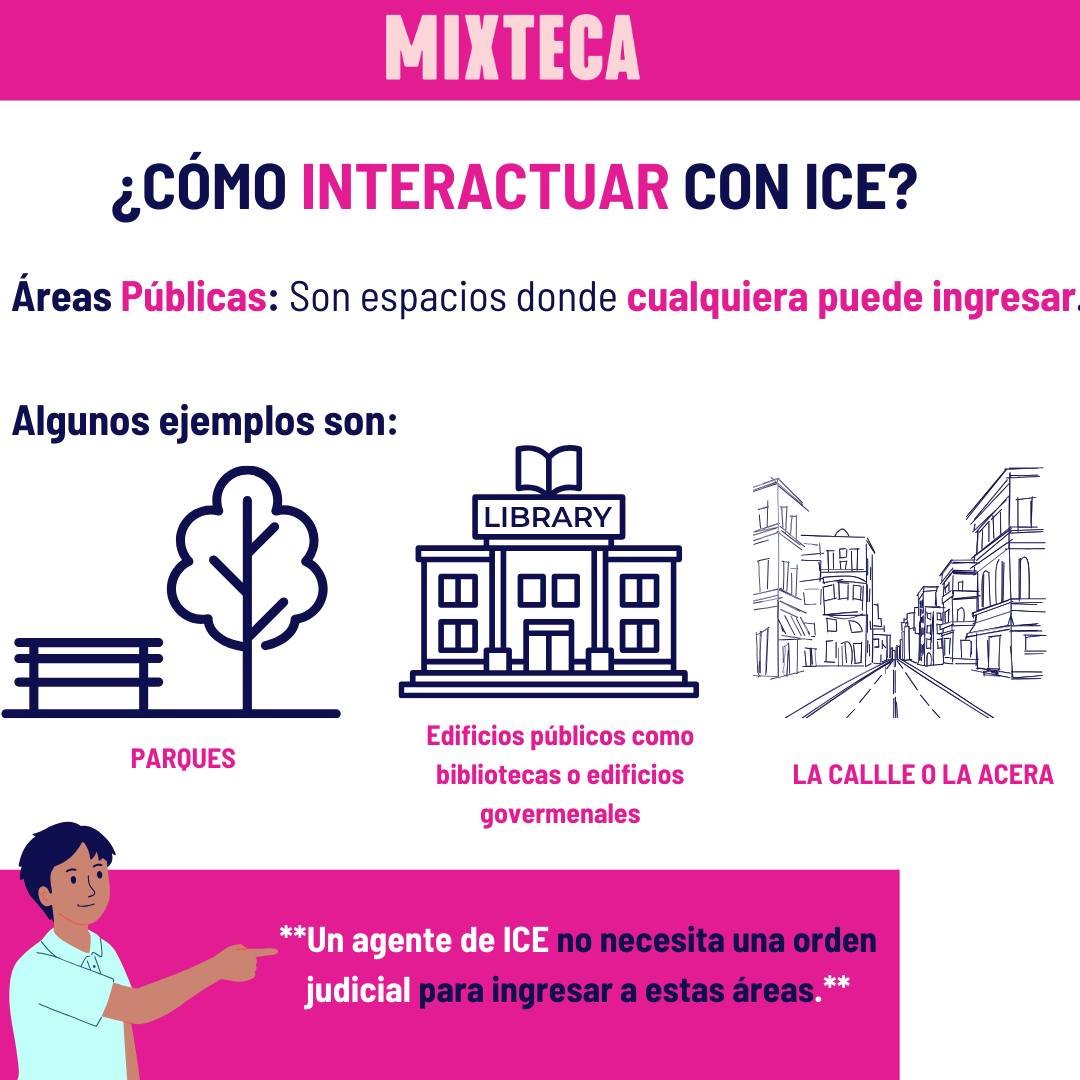 Recuerden que como inmigrantes en la ciudad de Nueva York tenemos derechos‼️

&iquest;C&oacute;mo debo interactuar con los agentes de Ice? 🤔

Tus derechos en los espacios p&uacute;blicos y privados difieren ligeramente, pero a pesar de ello tienes d