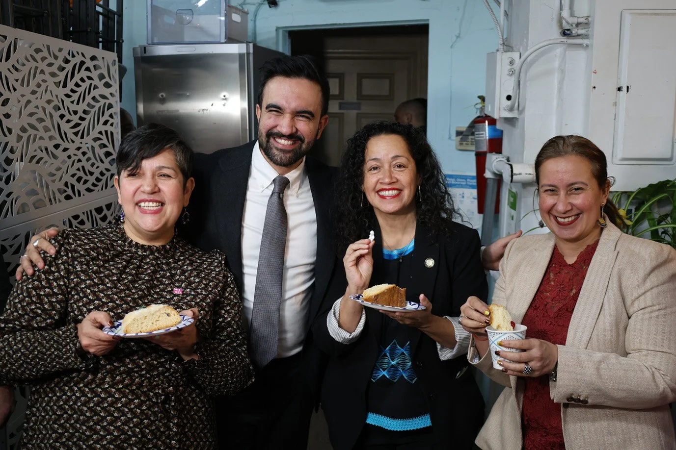 Mamdani visits Mixteca for Three Kings Day celebration