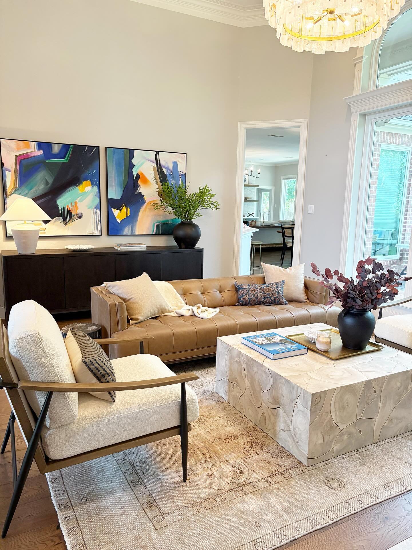 Happy Friday! Today we are sharing this Southlake sitting room makeover! 

We love incorporating pieces that matter to our clients when designing a space. In this room, our client trusted us with every design detail while asking that we feature this 