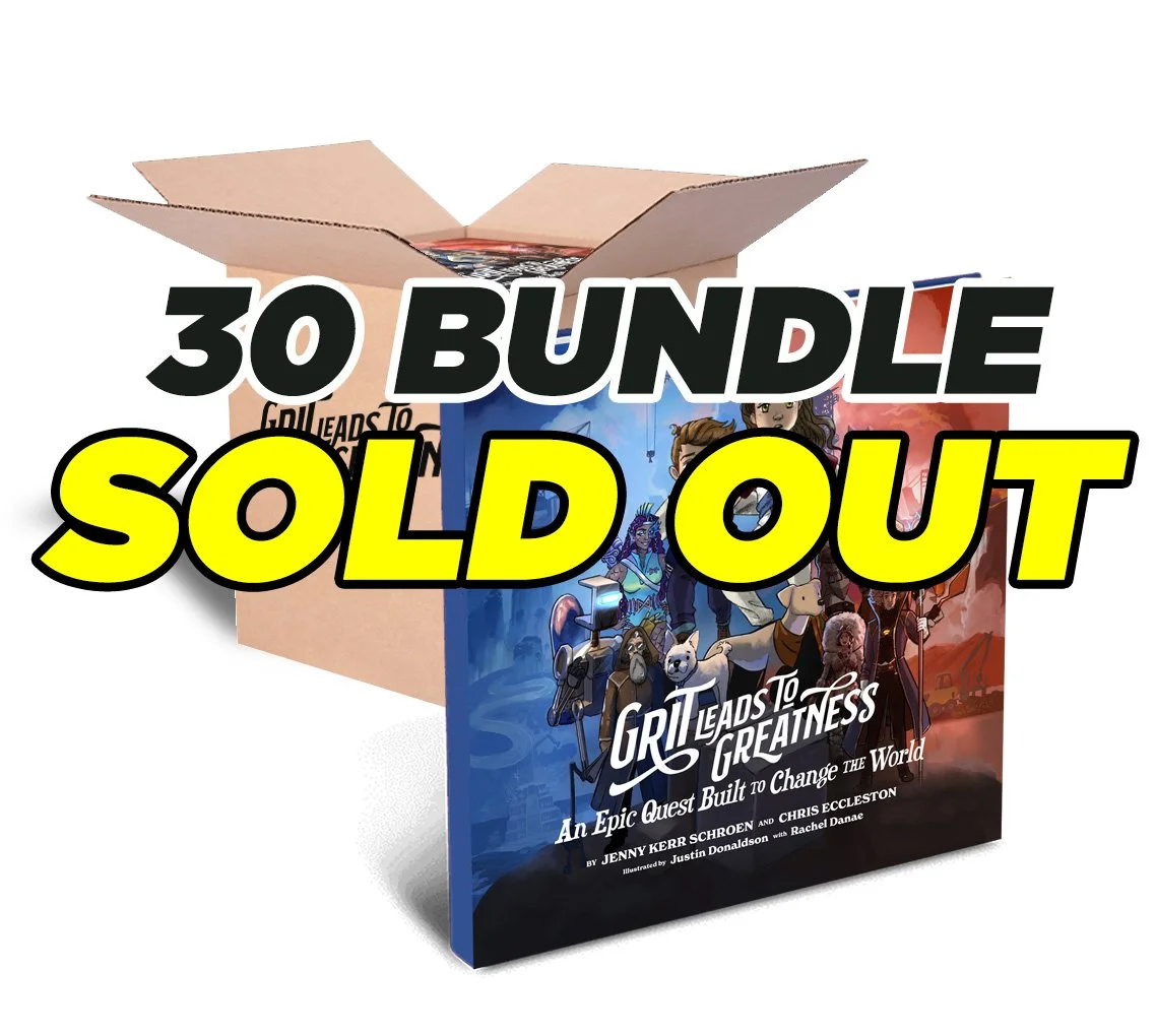 30 Book Bundle of Grit Leads To Greatness