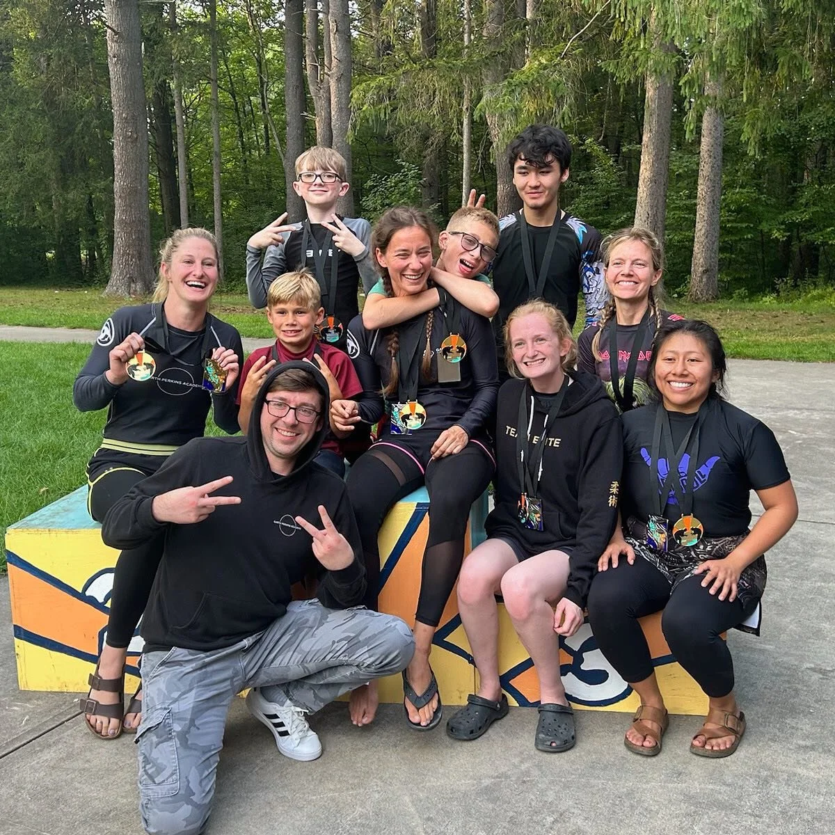 Congratulations to our crew who competed at the Sunshine and Submissions tournament this weekend! You all showed a tremendous amount of heart in the face of adversity, and I couldn't be more proud of your performances. Here are the results:

Best ove