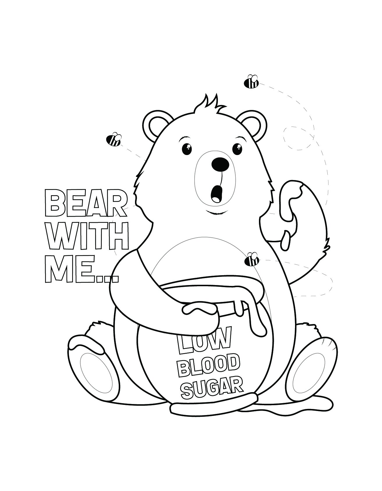 Get Well Soon Teddy Bear Coloring Pages