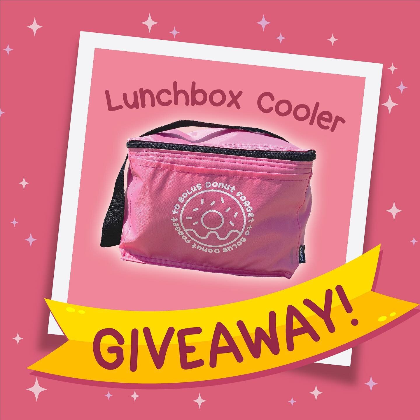 Giveaway starts now! Enter to win a pink &ldquo;Donut forget to bolus&rdquo; Lunchbox Cooler (US entries only). Winner will be picked on Friday, September 2. Here&rsquo;s how to enter -
- Follow @mytype_1 
- Follow @jaspersjourneyt1d 
- Like this pos