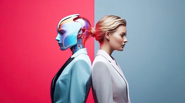 Women are strong at the things AI can't do