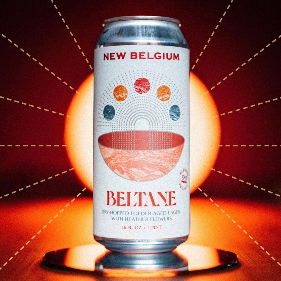 Here comes @newbelgium Beltrane - a foeder lager that&rsquo;s basically galaxy brain.