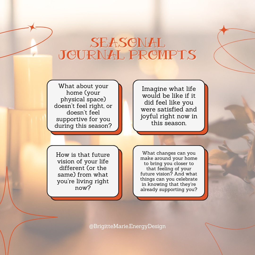 (2/3) If you're curious about getting started on your own, dive into these journal prompts to find clarity this season! 📓✍️✨