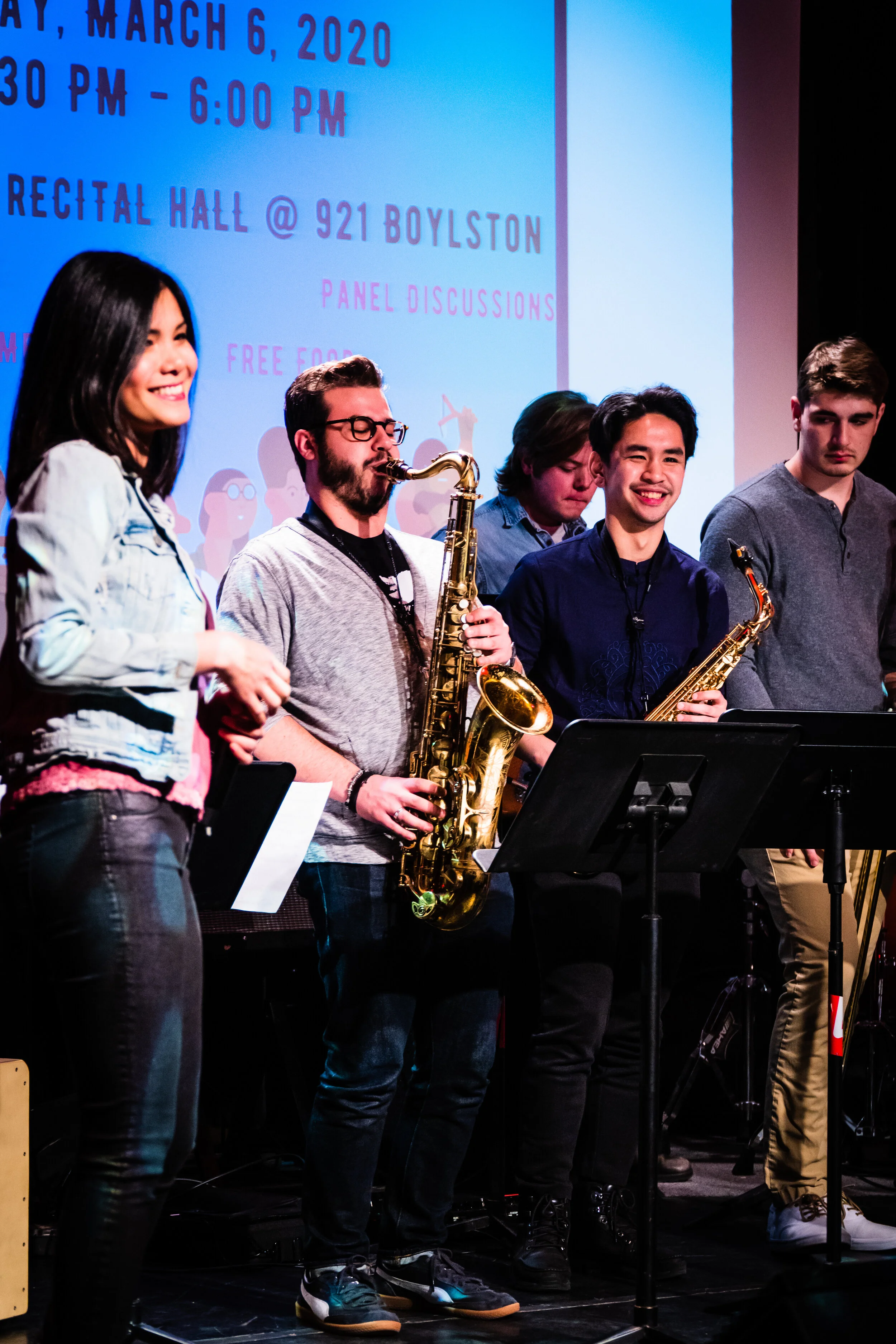 Gigging with my Band.