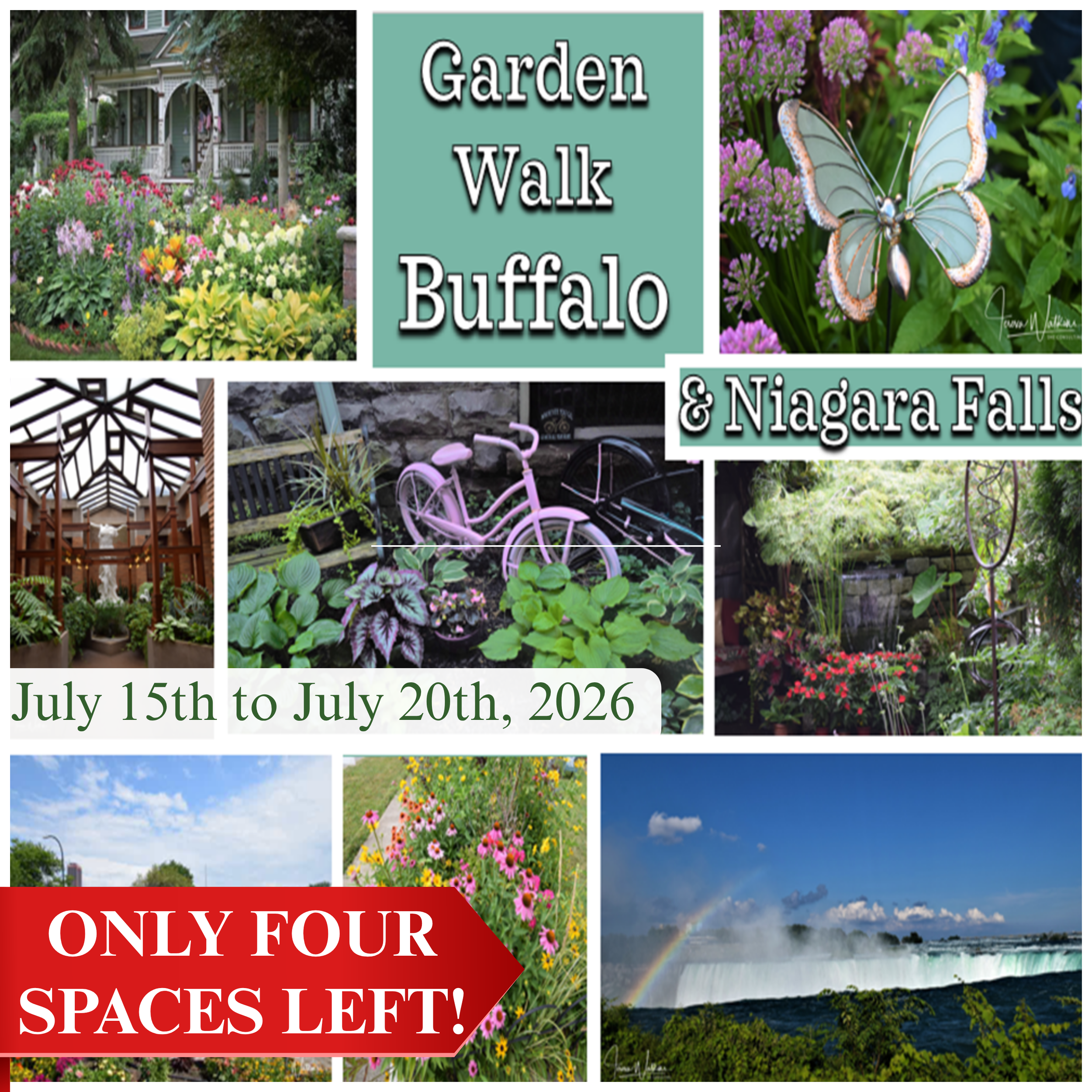 July 15 - 20, 2026 | The Garden Walk Buffalo and Niagara Falls, Canada