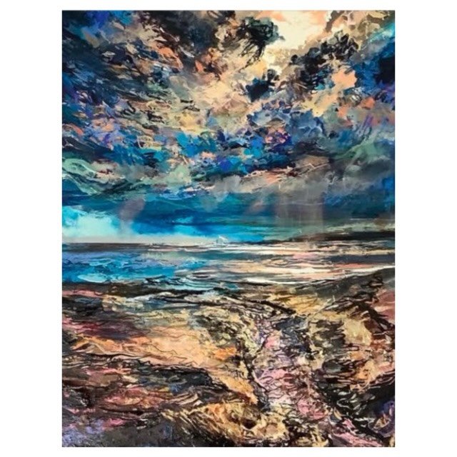 My youngest has been very ill. 
Many sleepless nights, couple of panicked trips to the hospital, a lot of me telling myself that being brave feels and looks like fear. 
It has been a time of looking out at night skies, remembering the beginning, all 