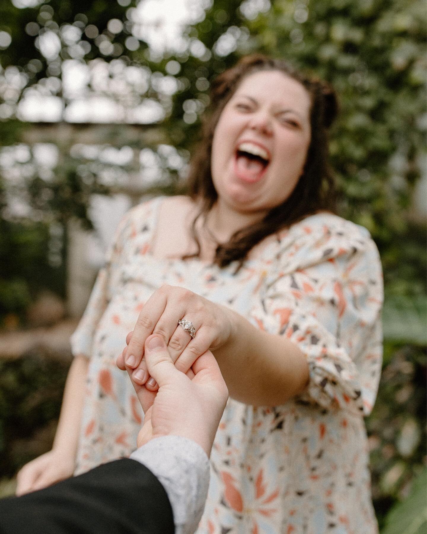 Tess + Kyle 
Status: ENGAGED 

Kyle planned out a scavenger hunt for Tess that had her end up at the Garfield Park Conservatory . There, Kyle popped the question, Tess said YES and I was lucky enough to be the one to capture it all! Congrats you cuti