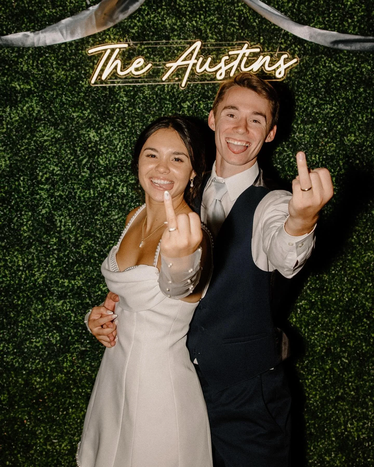 Derek and Marin 
Pure ✨magic✨! 
High school sweethearts made it OFFICIAL. It was special 🥹 

Venue: @paulsparadiseofillinois 
Photo: @kayleighlynnphoto