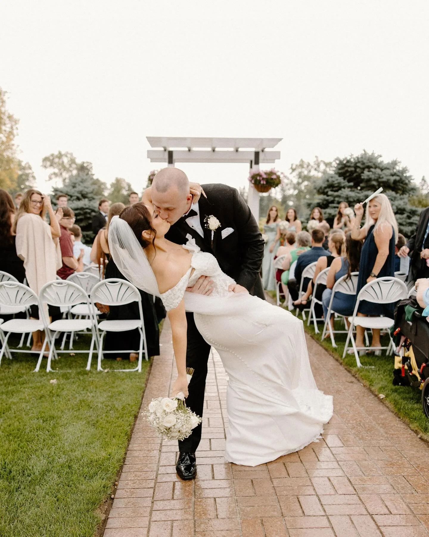 Alyssa + Brandon 

Such a dreamy day 😍

Venue: @silverlake.cc 
Hair: @hairbymikaelapaige 
Makeup: @glamatelierchicago 
Dress: @whitesatinbridal 
Tux: @gftuxedo 
Flowers: @costco 
DJ: @goblksoldier
Videographer: @welltoldweddings