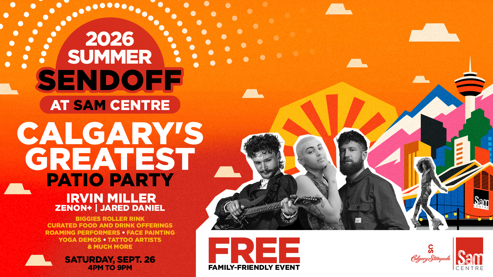 Summer Sendoff at Sam Centre – Calgary's Biggest Patio Party!